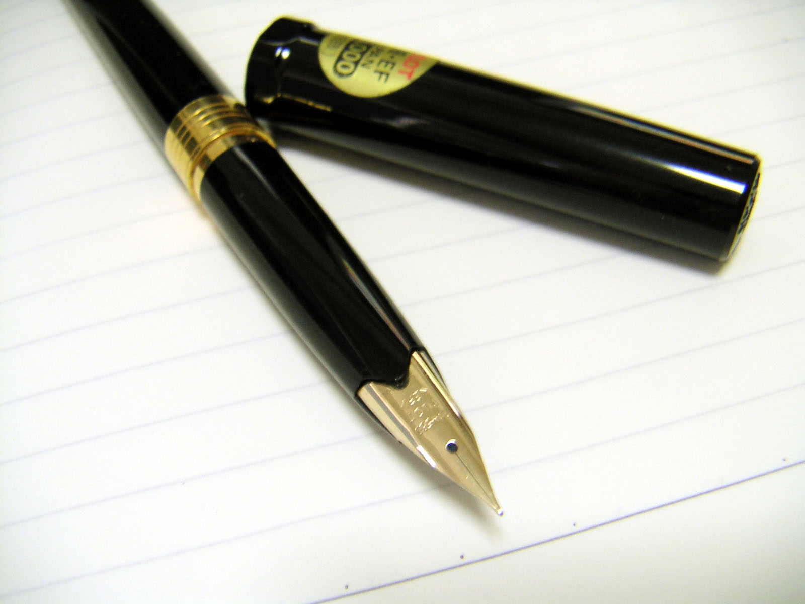 新品 廃盤 PILOT パイロット デスクペン DP-500 EF 14k 黒 PILOT Deskpen DP-500-B 14K (EF) : ぺん☆ぱれーどっ！