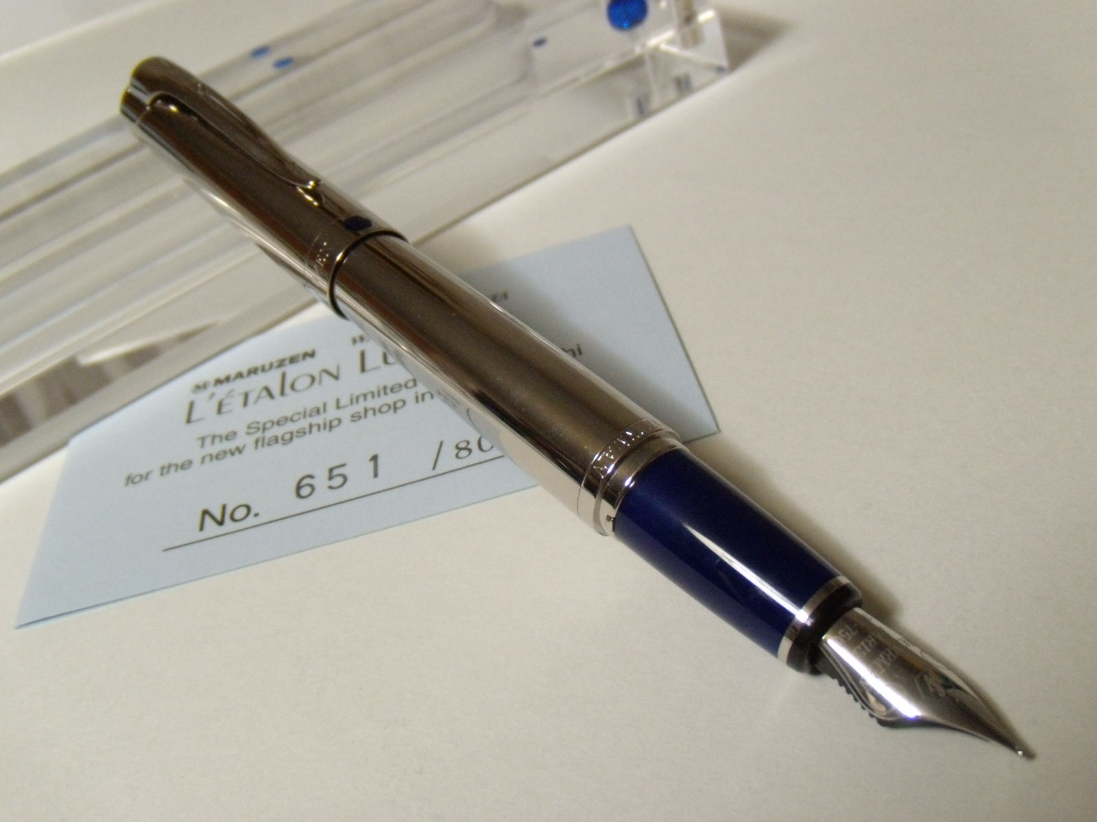 WATERMAN L'ETALON LUNAIRE : ぺん☆ぱれーどっ！