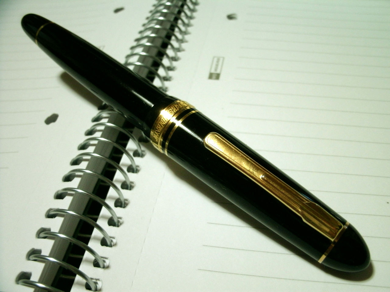 【保証書付】 PRESIDENT PLATINUM Black ぺん☆ぱれーどっ！ : (F) 18K GT 筆記具