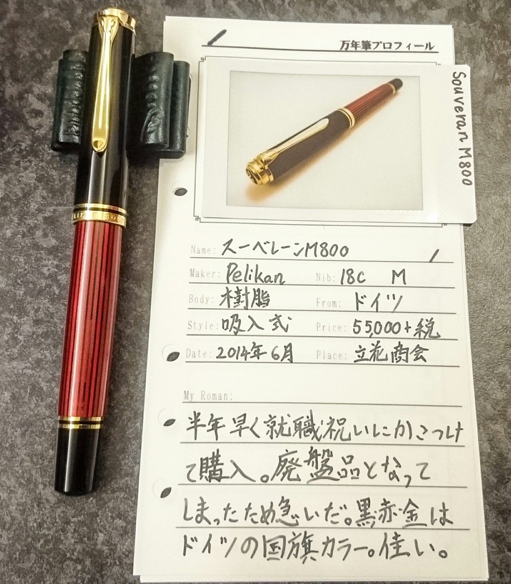 ペリカン万年筆 スーベレーン M800 ブラウンブラック 新品未使用