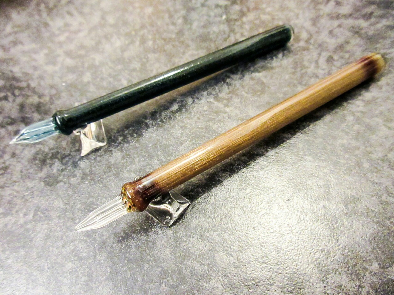 ガラスペン kemmy's labo 太軸 斜め研ぎ - 筆記具
