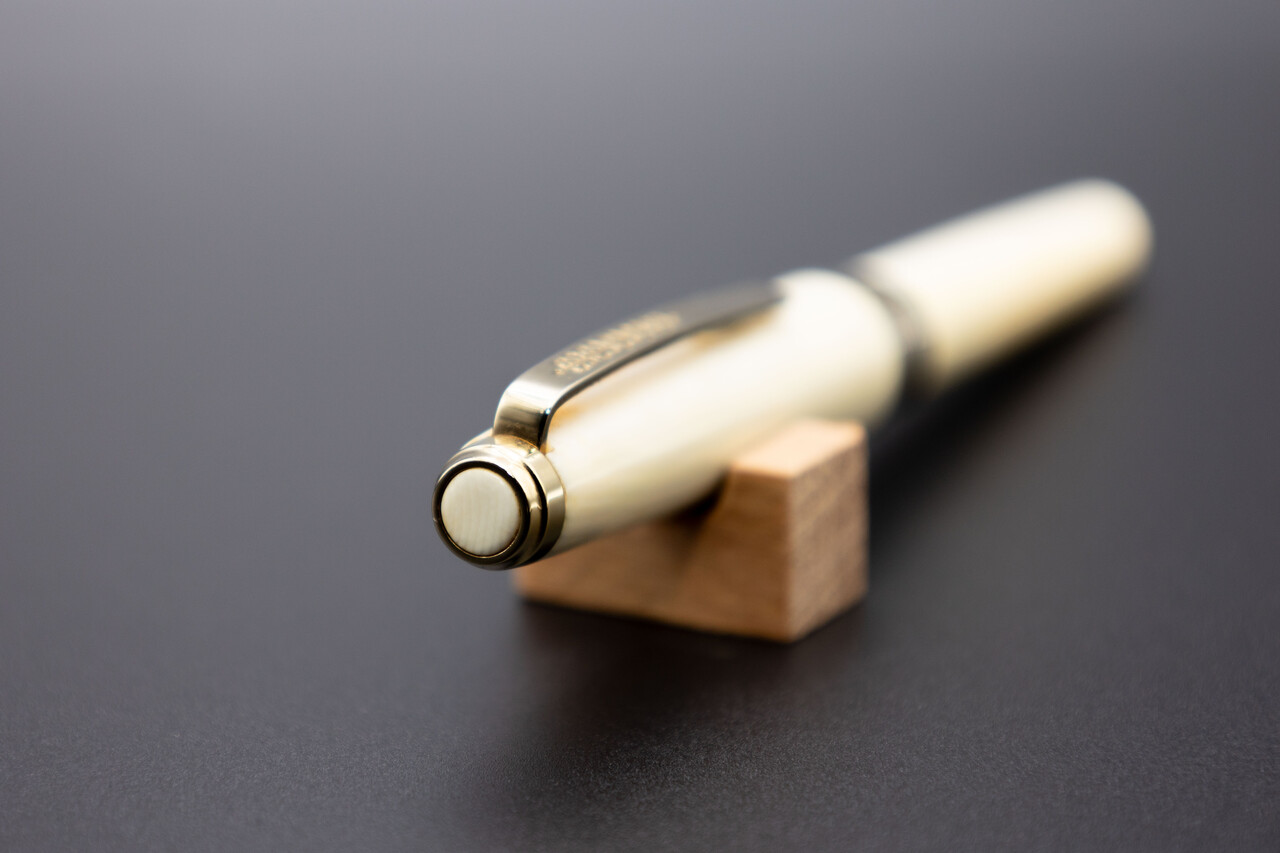 美品・かなり希少】泉筆五宝展記念 真鍮軸 限定モデル 14K-STUB