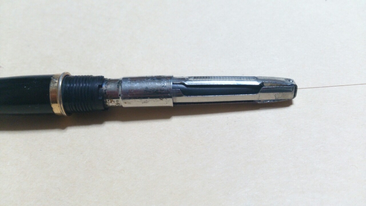 パーカー45調せ……壊れた！報告 : 万年筆とヌルリフィルの部屋｜Pen_Saloon