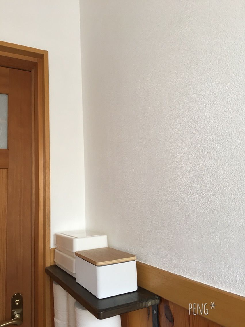 漆喰diy トイレ編 その3 おうち日和 岡山の整理収納アドバイザー