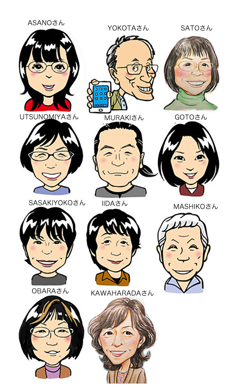 7月28日（火）の似顔絵教室レポ「長瀬智也さん＋TOKIOメンバー