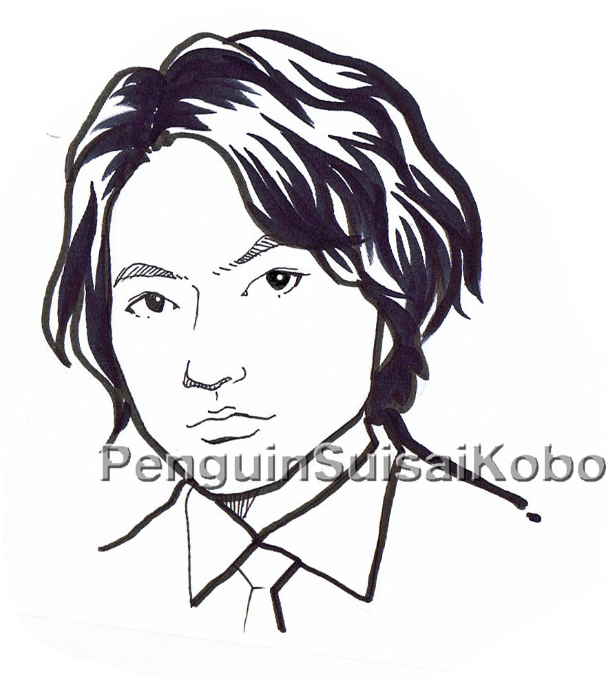 Kis My Ft2の横尾渉くん 真夜中のぺんぎん工房 似顔絵教室