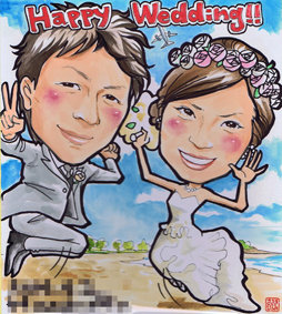 色紙サイズ の制作料金比較表 真夜中のぺんぎん工房 似顔絵教室