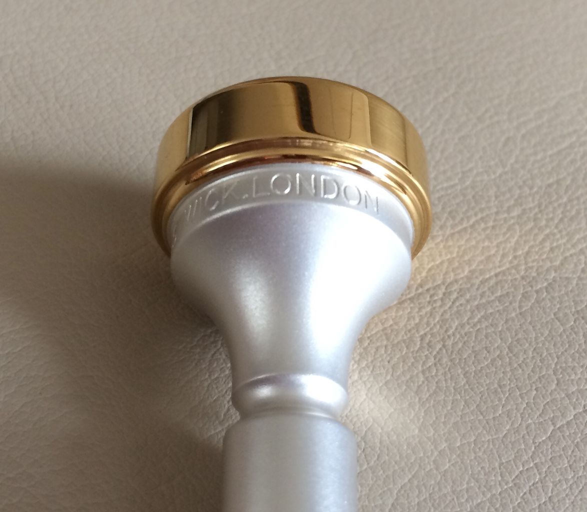 Denis Wick 4FL フリューゲルホルン マウスピース 金メッキ Denis Wick