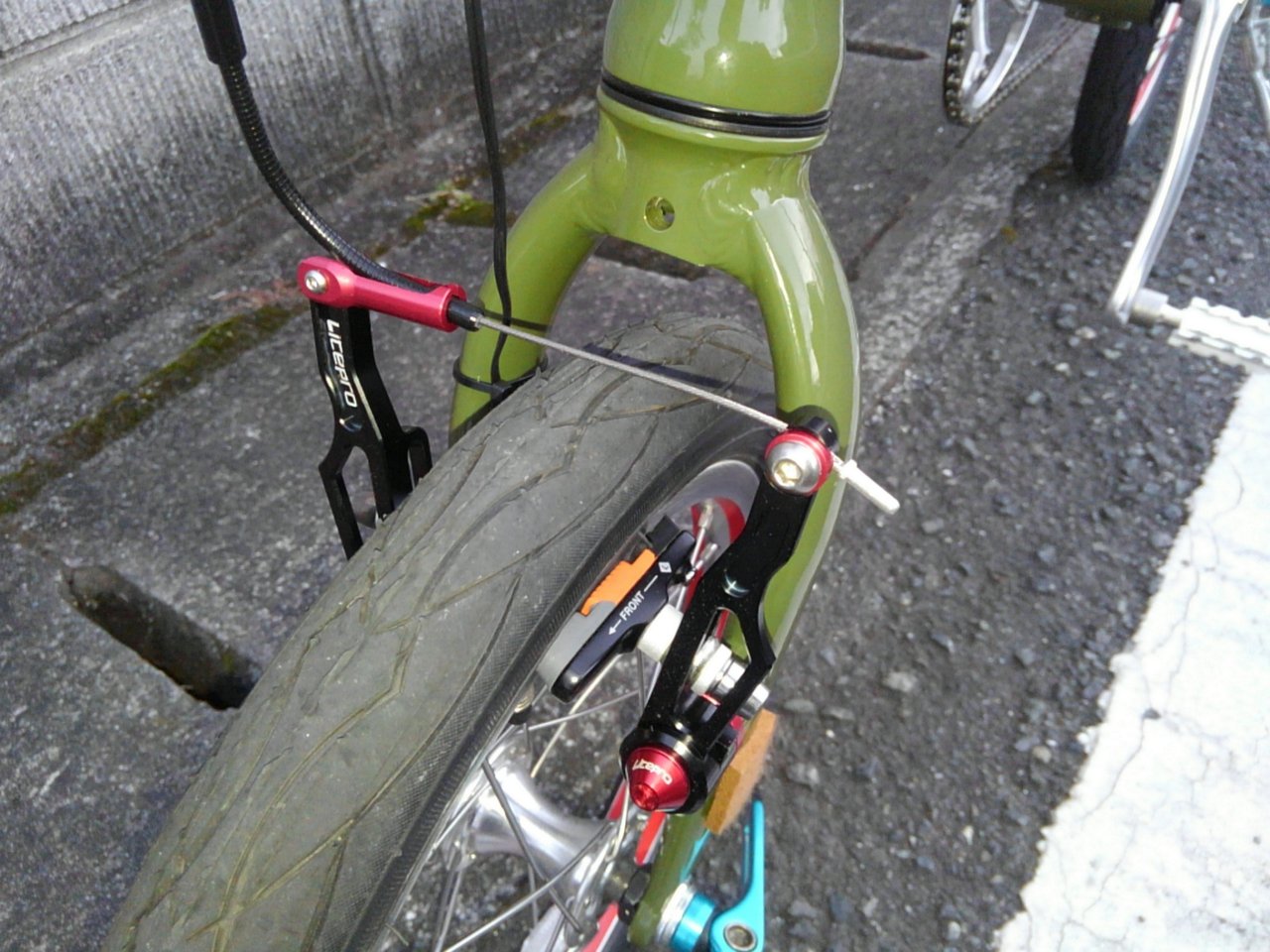 自転車 スタンド 下がる