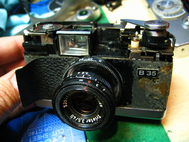 ローライ B35のレストア : カメラと写真が大好きな毎日 + バイク