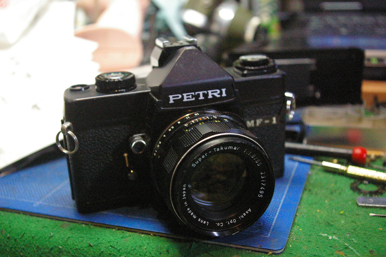 去年末の新入りペトリMF-1のレストア : カメラと写真が大好きな毎日 +