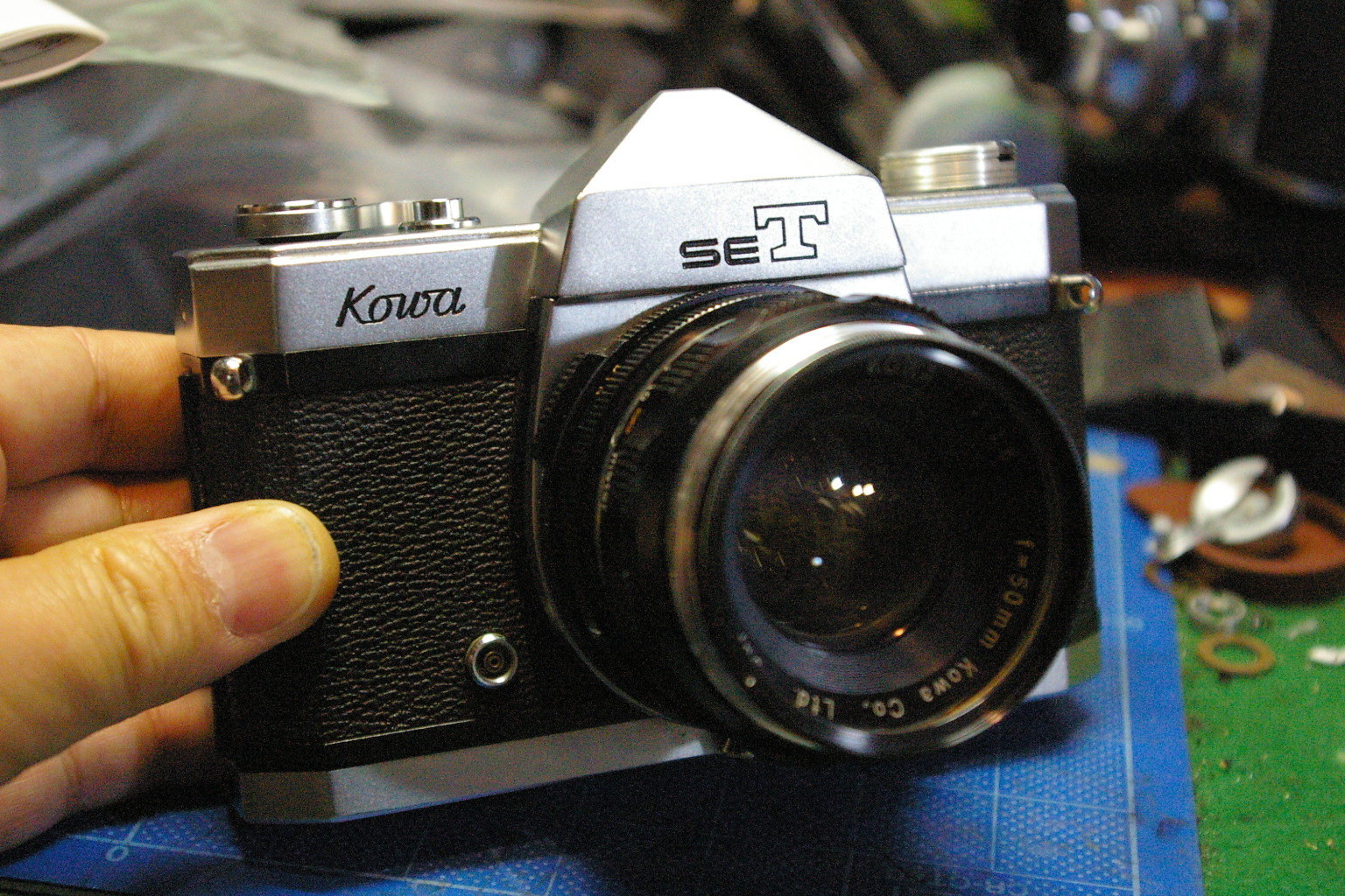 美品 稀少 レトロ アンティーク KOWA SETR 一眼レフフィルムカメラ コーワ（Kowa） SETのレストア : カメラと写真が大好きな毎日 +