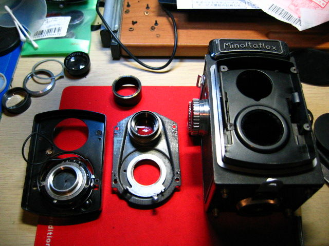 Minorutaflex （ミノルタフレックス）2型のレストア : カメラと