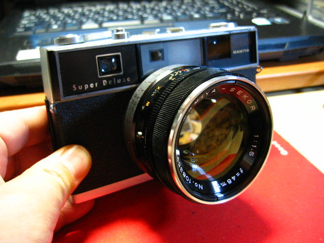 マミヤ35 スーパーデラックス のレストア 巨砲！ : カメラと写真が