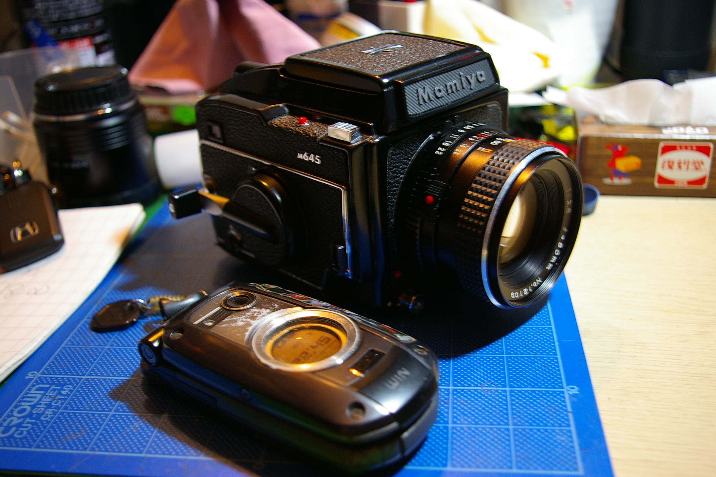 マミヤM645レストア 前半 : カメラと写真が大好きな毎日 + バイク