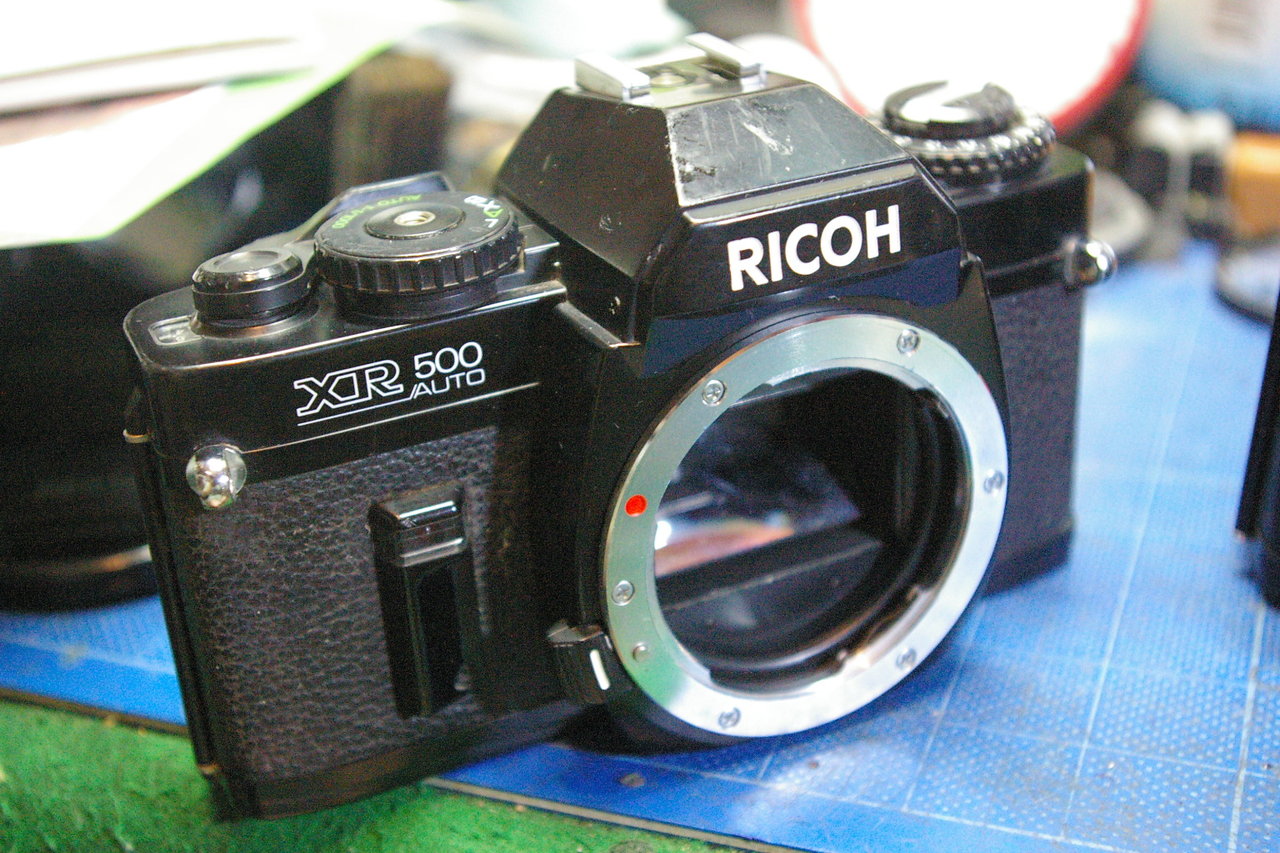 RICOH　XR500　一眼レフ　ケース付き　フィルムカメラ RICOH XR500はどう使うべきカメラか｜こびとたびにでる
