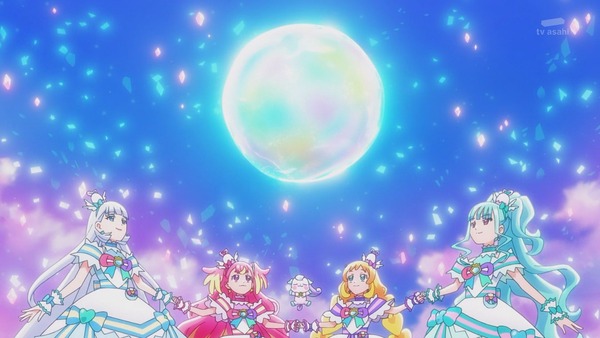 『わんだふるぷりきゅあ！ 』第30話…4人同時変身に新必殺技も！  誕生ダイヤモンドリボンキャッスル！