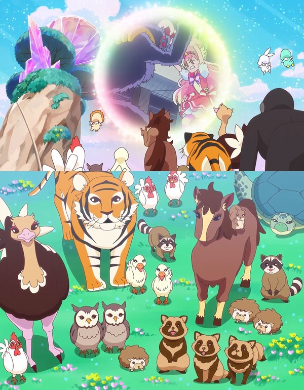 『わんだふるぷりきゅあ！ 』第30話…4人同時変身に新必殺技も！  誕生ダイヤモンドリボンキャッスル！