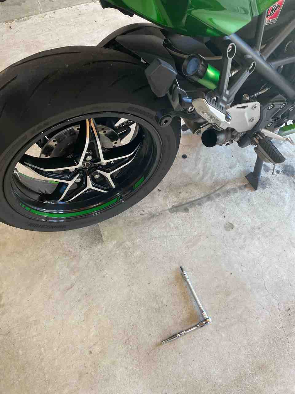 H2SX 排気デバイスキャンセラー取り付け : 駆落下＠H2SX