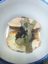 かつお生利節、枝豆魚河岸揚げ、ひじきの煮物