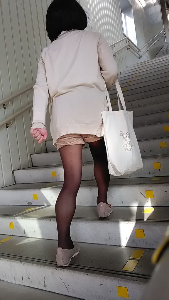 階段　尻盗撮 