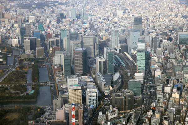 丸の内 空撮