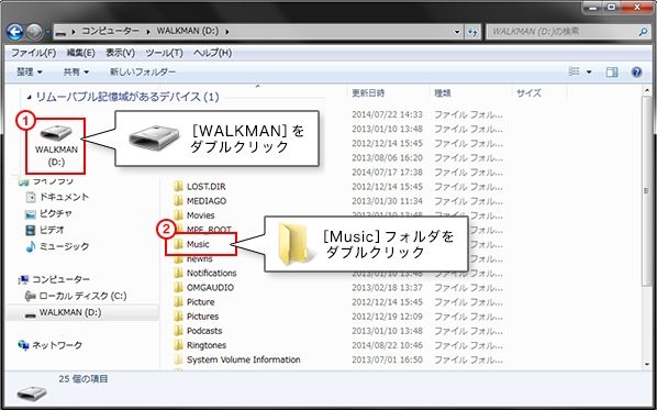 ウォークマン曲の入れ方 Peterannのblog