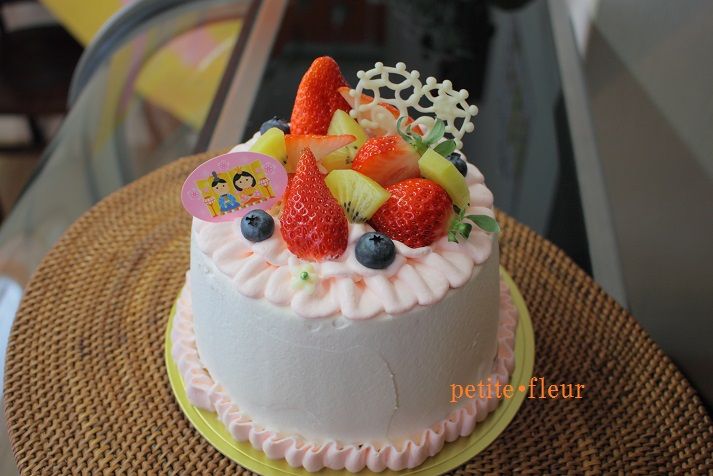 ひなまつり シフォンケーキの店プチフルール ひなまつり シフォンケーキの店プチフルール