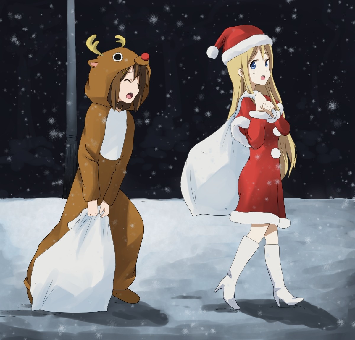 【二次】トナカイのコスプレした可愛い女の子の画像 : ぴたフェチちゃんねる