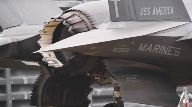 F-35Bの「３ベアリングスイベルノズル」の仕組みと動きを見てみよう！（2つの動画）