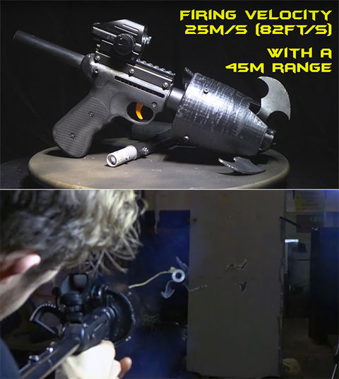 実際に動作するバットマンのフック銃を構築してみた 夜ふかしのすすめ 実際に動作するバットマンのフック銃を構築してみた 夜ふかしのすすめ