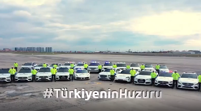 トルコ警察は犯罪組織グループから押収した高級車をパトカーとして活用することにしたようです！ｗ