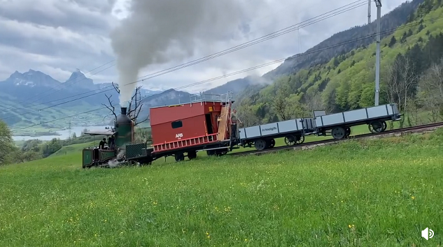 スイスを走る「アプト式蒸気機関車」が歯車を交換し元気いっぱいな様子をご覧ください！