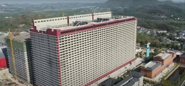 中国では豚用の高層ビルを建設しそこで養豚を始めました！（6枚の写真）