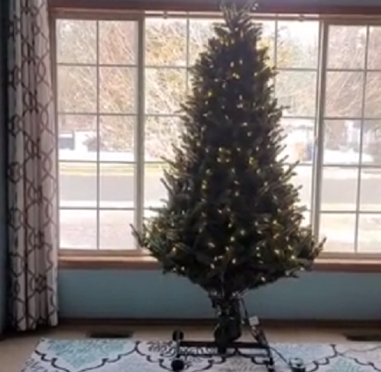 高さ調整が自在にできる便利な「クリスマスツリー」はいかがですか！？