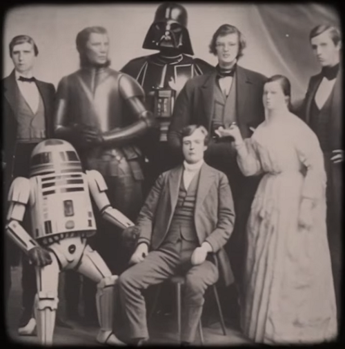 もし「スター・ウォーズ」が1923年に制作されていたらこんな感じ！？ｗ　