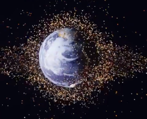 宇宙のゴミを可視化するとこんなに酷いことになっているようです！
