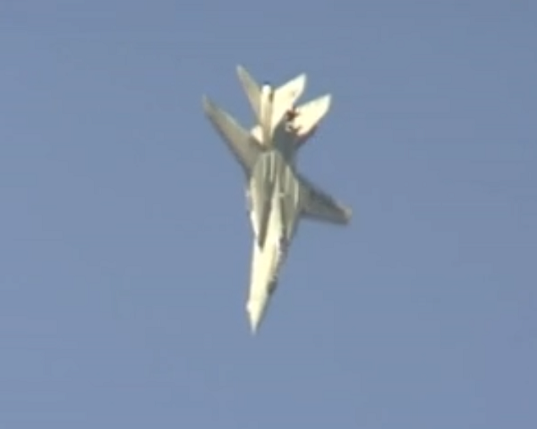 「F-14 トムキャット」が主翼角 20°で飛ぶ様子をご覧ください！（2つの動画）