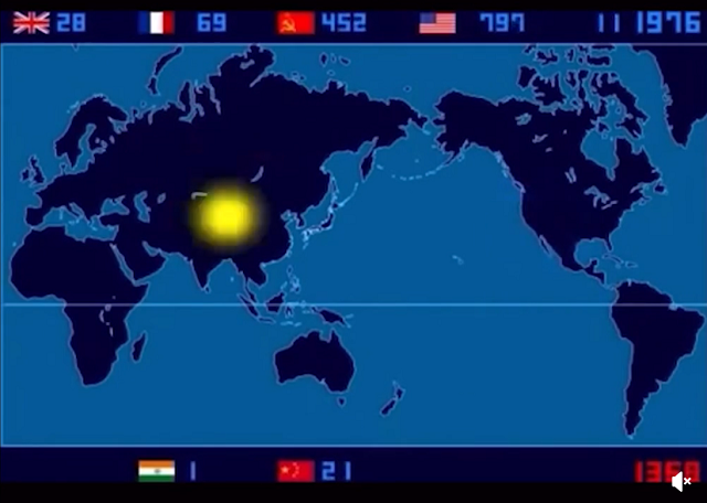 「核爆発」が1945年～1998年まで世界でどれだけ行われてるかを見ると絶望しかない！