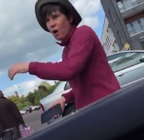 「アイドリングで排ガスをまき散らすな！」と詰め寄る環境活動家の女性！　あの～これ電気自動車なんですけどって理屈が通じないｗ