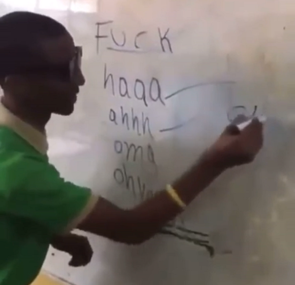 アフリカでは英語の授業で妙なことを教えてるようですｗ（2つのビデオ）