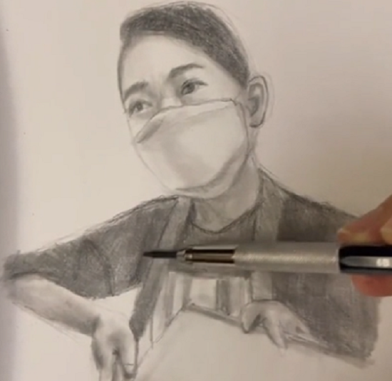 JALの客室乗務員さんの絵を描いてあげたら、こんなお返しをもらったのだが！　気持ちが大事よねｗ