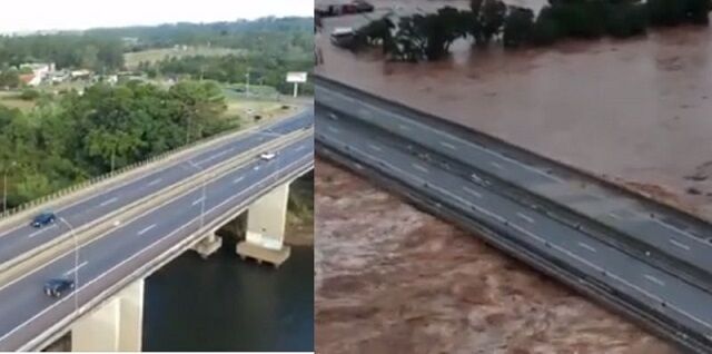 ブラジルで集中豪雨の影響で水位が急上昇したことで凄い被害になっていた！（２つのビデオ）