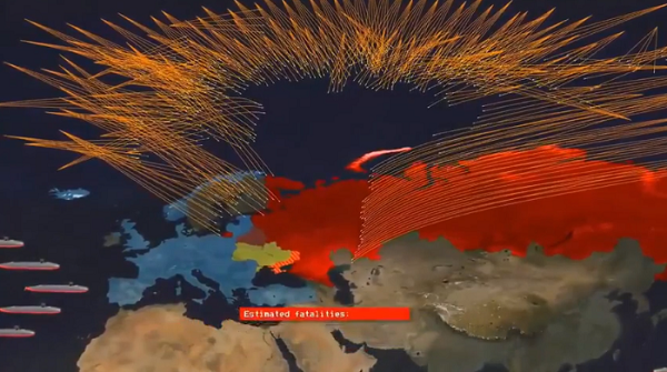もしプーチンが核を使ったときの「報復攻撃」をシミュレーションしたらこうなるようです！