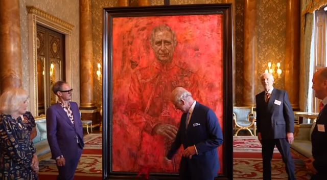 イギリス国王の肖像画が公開されたが、あまりの禍々しさにみんな困惑する事態に！ｗ（２つのビデオ）