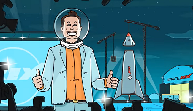 イーロンマスクがなぜ宇宙に拘るのか事実 に基づいたアニメが酷いｗ 夜ふかしのすすめ