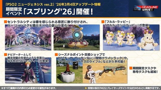 期間限定ィベント「スプリングワ 6 」開催!