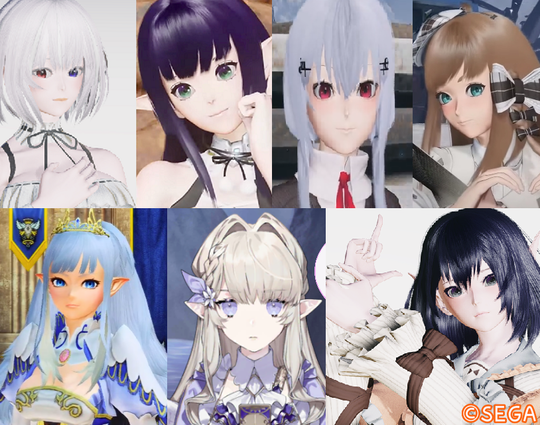 女子キャライロイロ