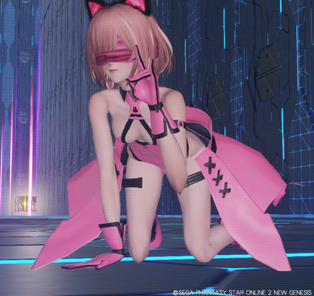 キツネポーズバニー