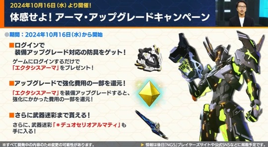 体感せよ!ア ー マ・アップグレ ー ドキャンペ ー ン